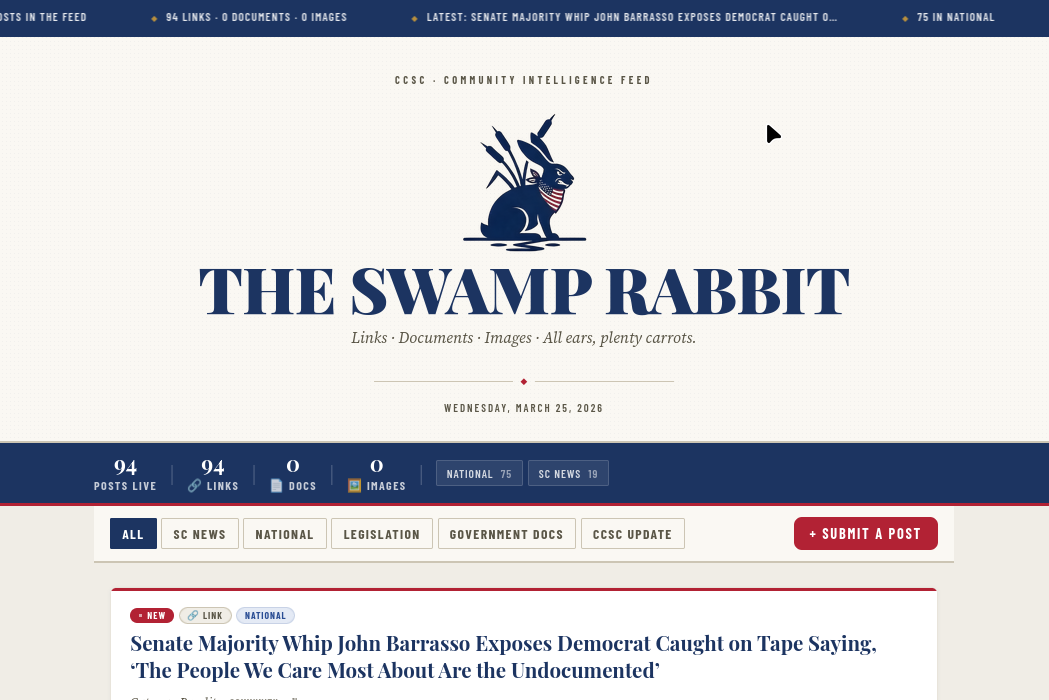 swamp rabbit screenshot